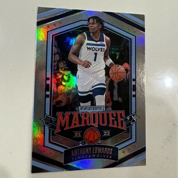 2021-22 Panini Chronicles Base Anthony Edwards 355 - Picture 4 of 5